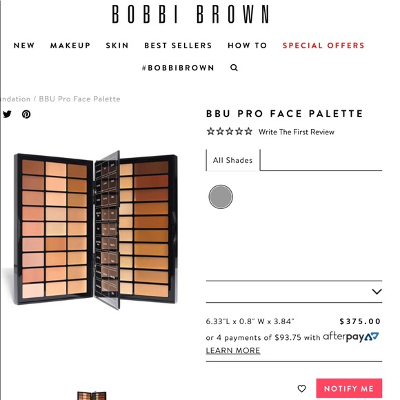 Bobbi Brown BBU Pro Face Palette - Picture 2 of 8